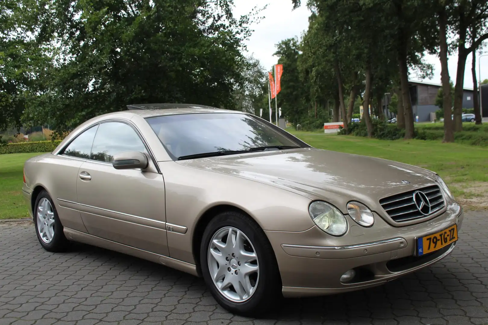 Mercedes-Benz CL 500 V8 Luchtvering, NIEUWSTAAT Collectorsitem FULL SER Beige - 2
