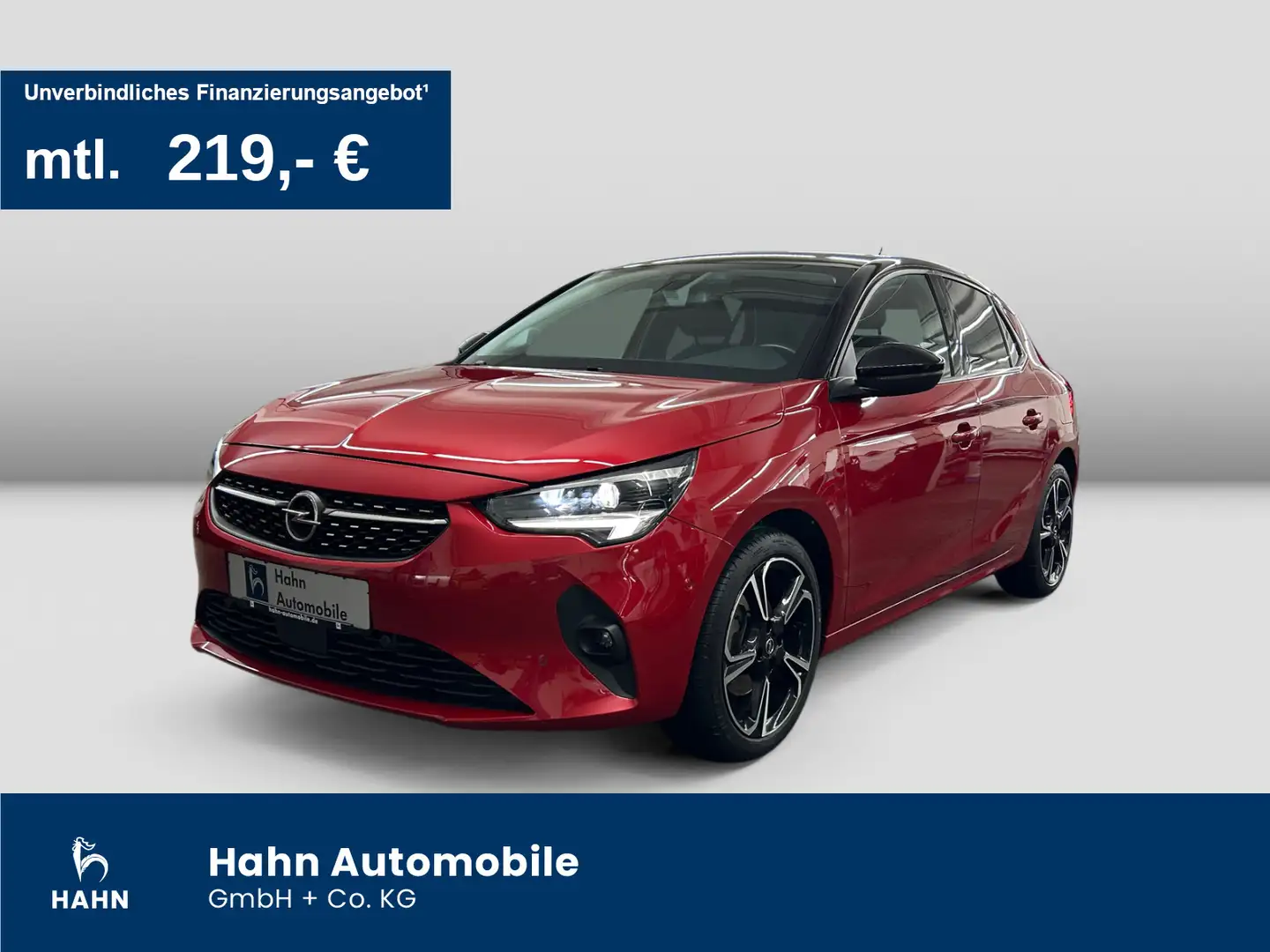 Opel Corsa F 1.2Turbo Auto. Elegance CAM LED Tempo LE Rouge - 1