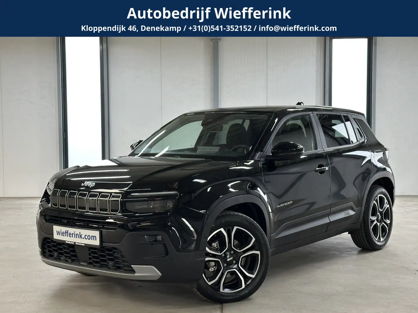 Jeep Avenger 1.2 e-Hybrid Summit | Leder & Winter pack | Elek. Zwart - 1