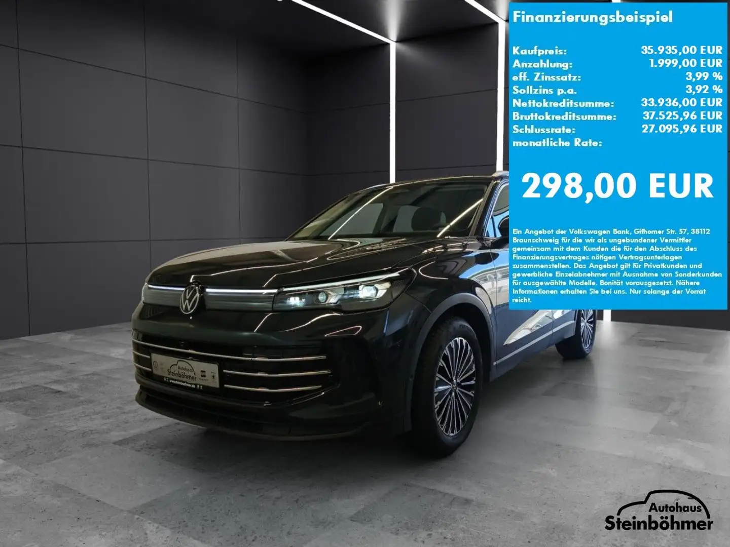 Volkswagen Tiguan Elegance 1.5eTSI DSG IQ.Light NAV AHK ACC Grijs - 2