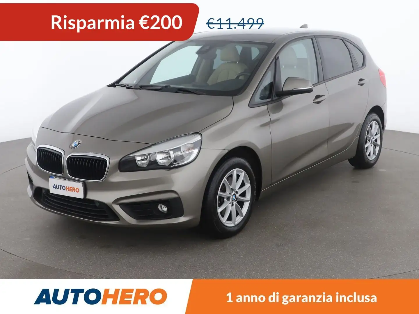 BMW 218 218d Active Tourer Advantage Ezüst - 1