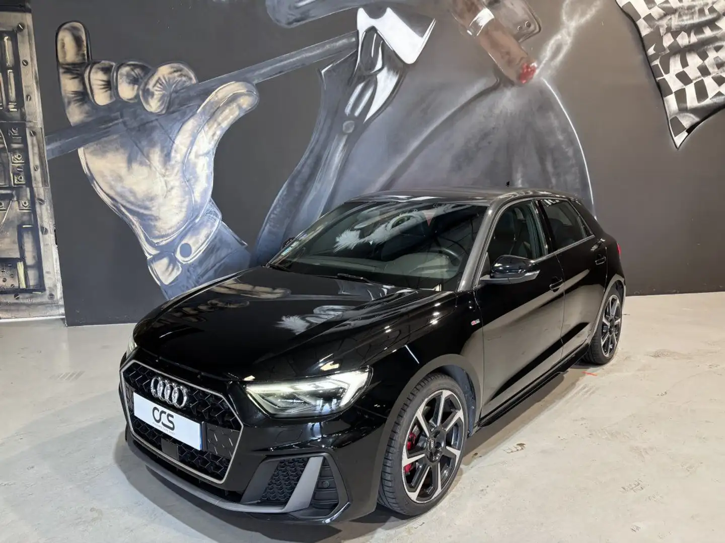 Audi A1 (2) 2.0 TFSI 200 ch S line 1ere Main Noir - 2
