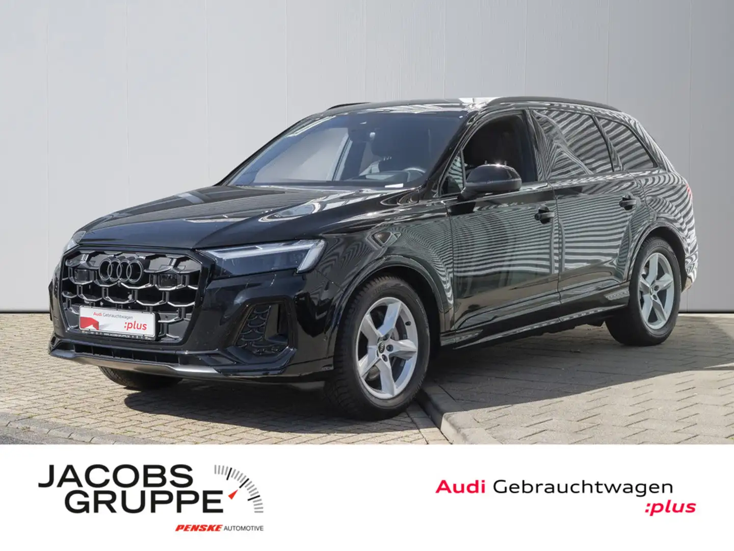 Audi Q7 45 TDI quattro S line Matrix*AHK*HuD*Air*RFK Schwarz - 1