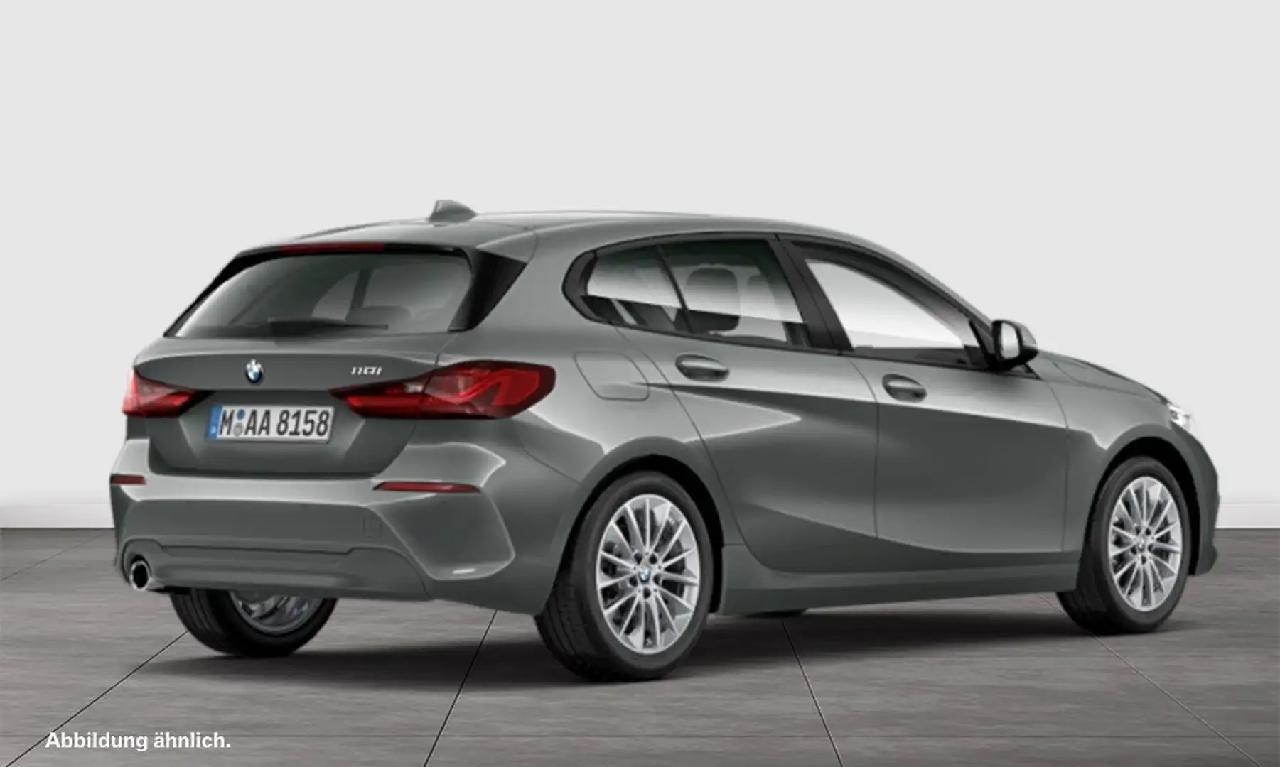 BMW 118 i Advantage Aut Nav LED PDCv+h Shz Klima Grau - 2