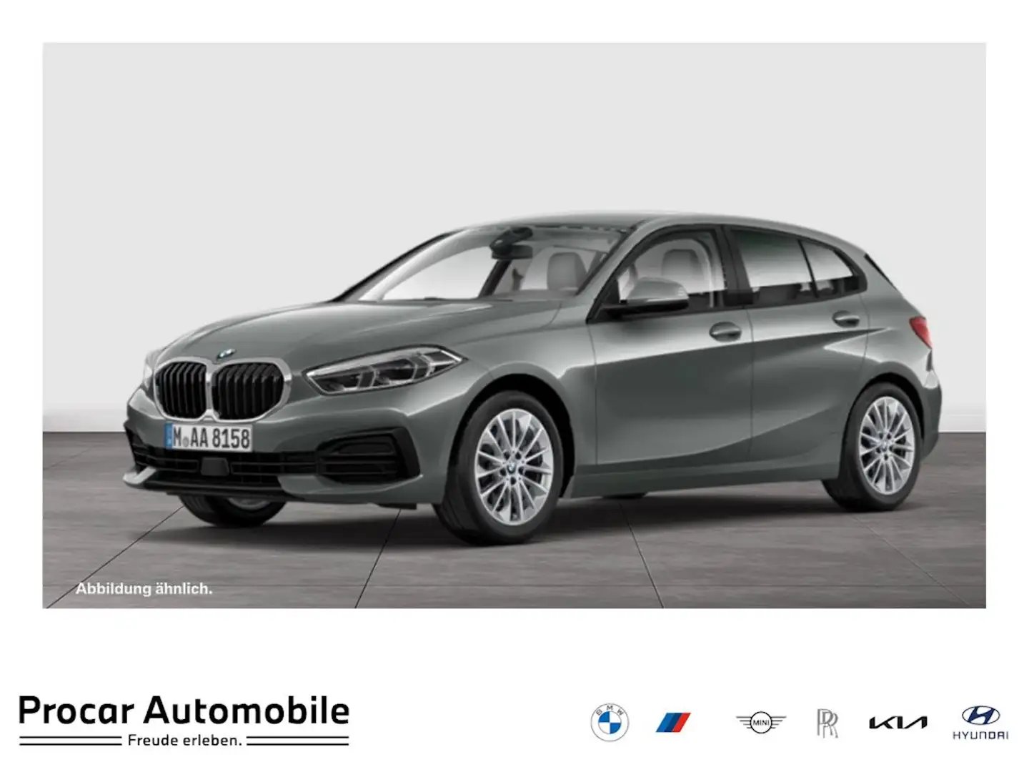 BMW 118 i Advantage Aut Nav LED PDCv+h Shz Klima Grau - 1