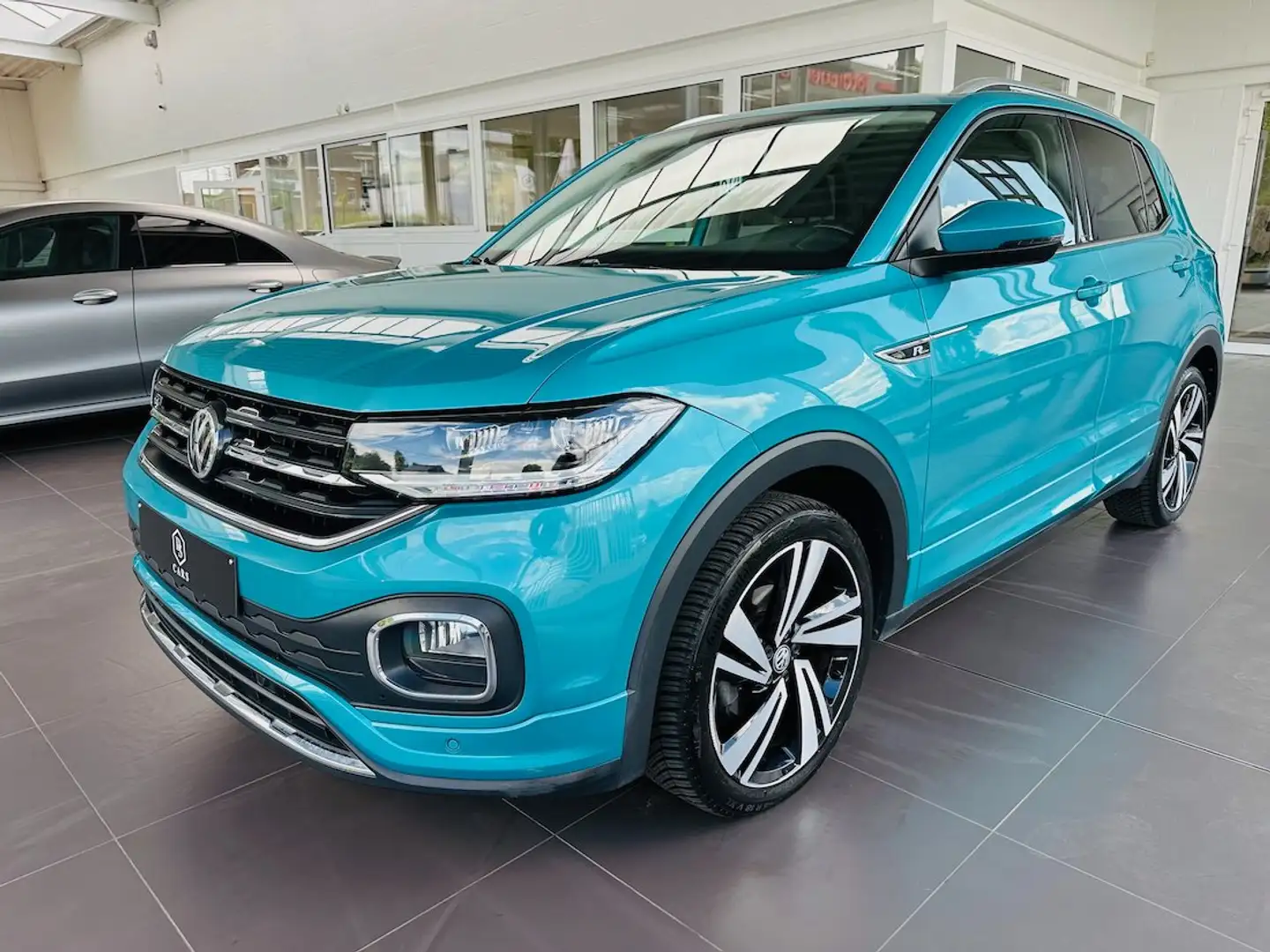 Volkswagen T-Cross 1.0 TSI DSG ** GARANTIE + R-LINE + COCKPIT + LED** Bleu - 1