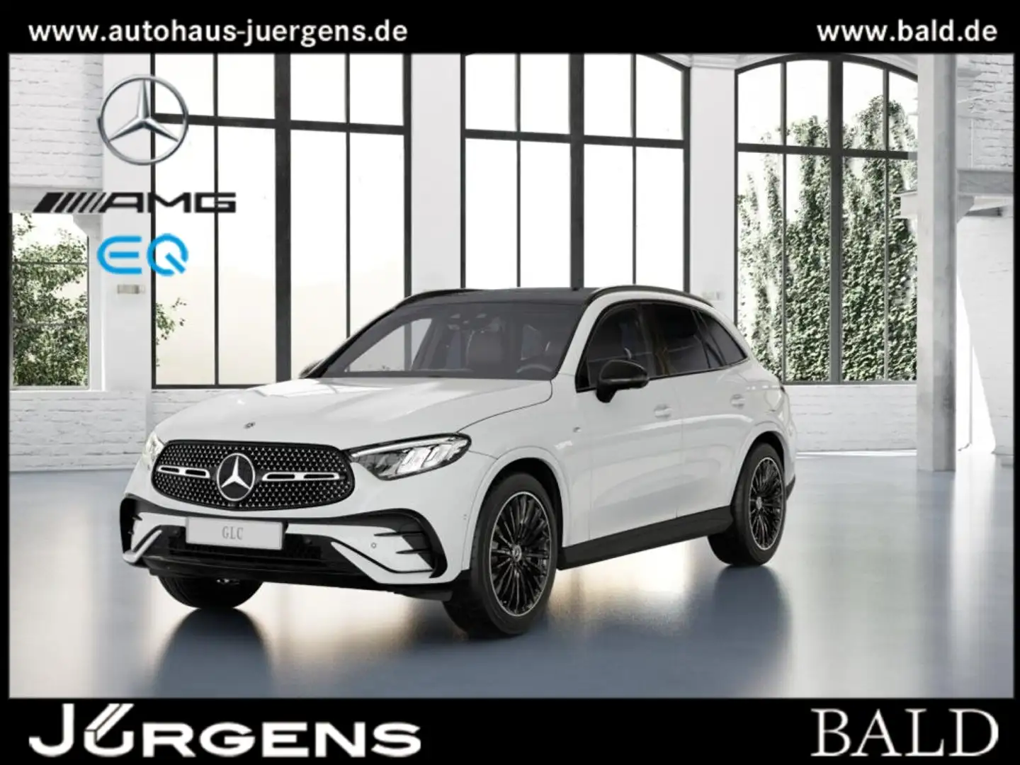 Mercedes-Benz GLC 300 de 4M AMG-Sport/360/Pano/Burm/AHK/Distr Weiß - 1