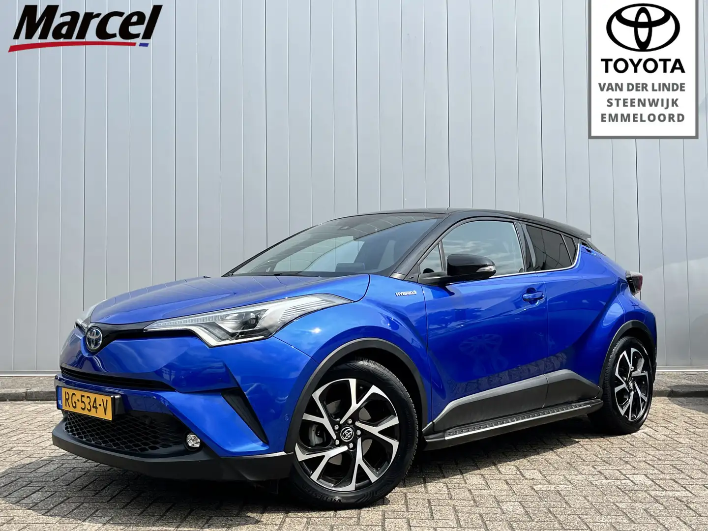 Toyota C-HR 1.8 Hybrid Bi-Tone NL Auto Trekhaak Dealer Onderho Blauw - 1