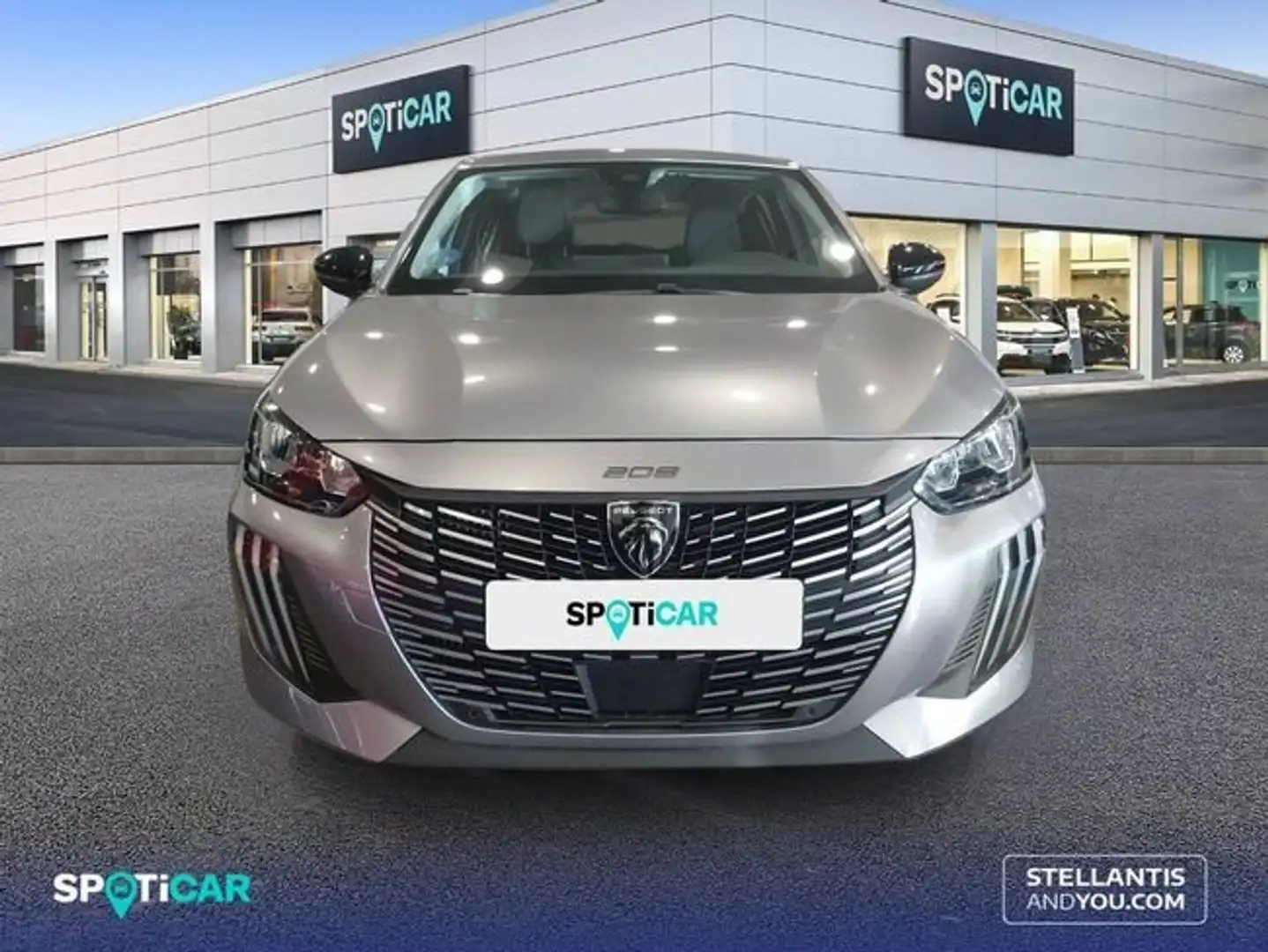 Peugeot 208 1.2 Hybrid Allure e-DCS6 110 Gris - 2