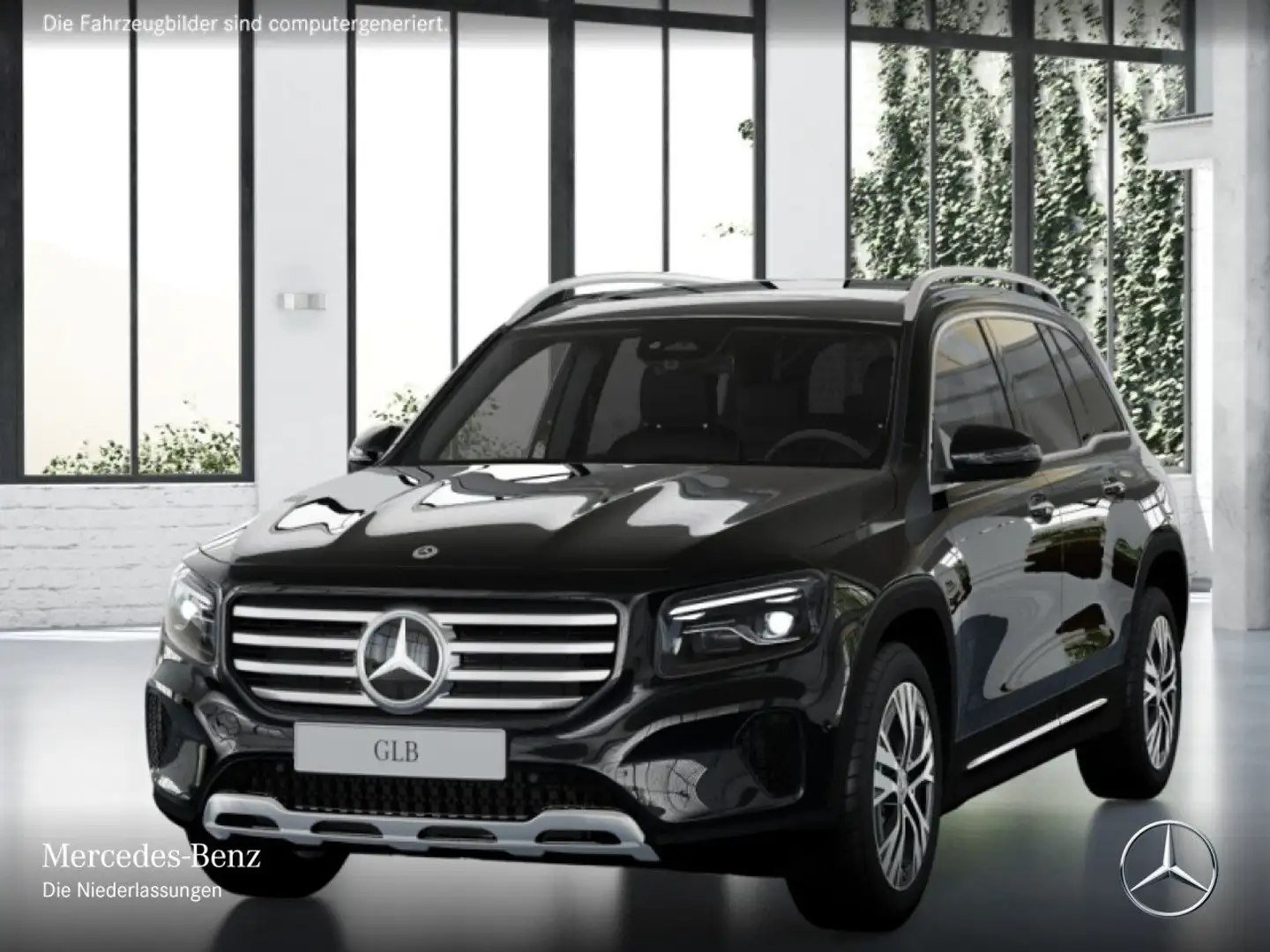 Mercedes-Benz GLB 220 d 4M PROGRESSIVE+PANO+AHK+MULTIBEAM+KAMERA Schwarz - 2