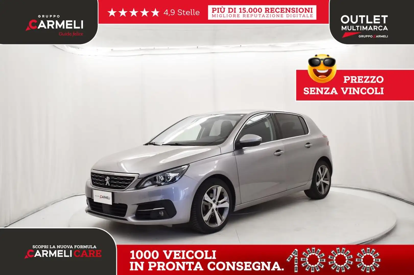 Peugeot 308 5p 1.5 bluehdi Allure s&s 130cv Gris - 1