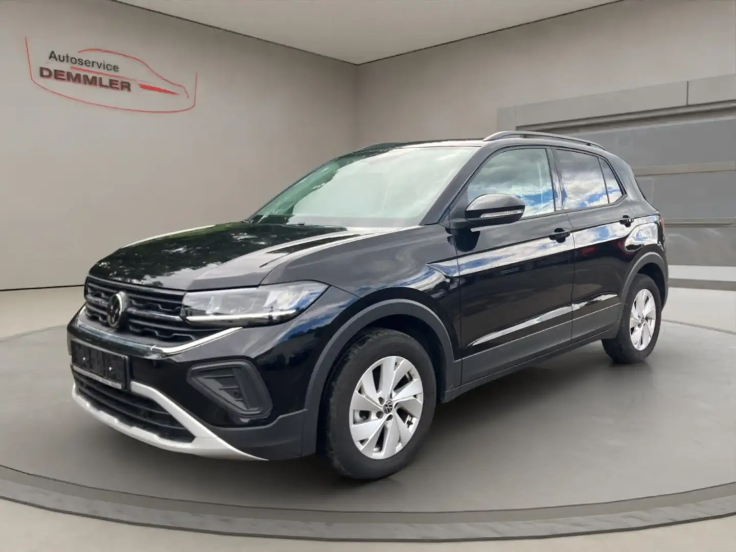 Volkswagen T-Cross 1.0 TSI Life,Navi,LED,Climatronic,PDC,Spurassisten Zwart - 1