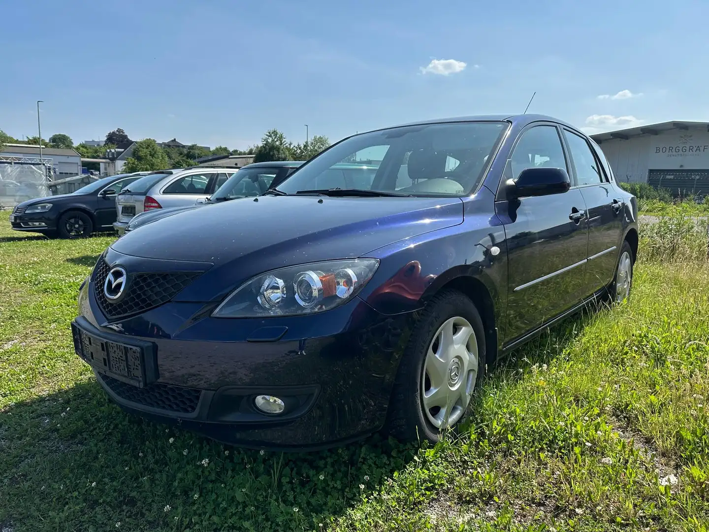 Mazda 3 1.6 Sport Active SHZG Klima NUR GEWERBE/EXPORT Blauw - 1