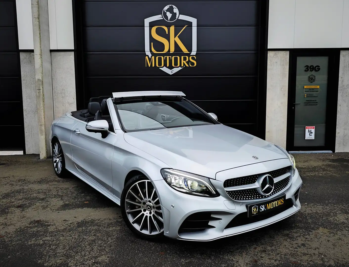 Mercedes-Benz C 220 AMG Facelift 194PK 360 Multibeam Burmester Full Zilver - 1