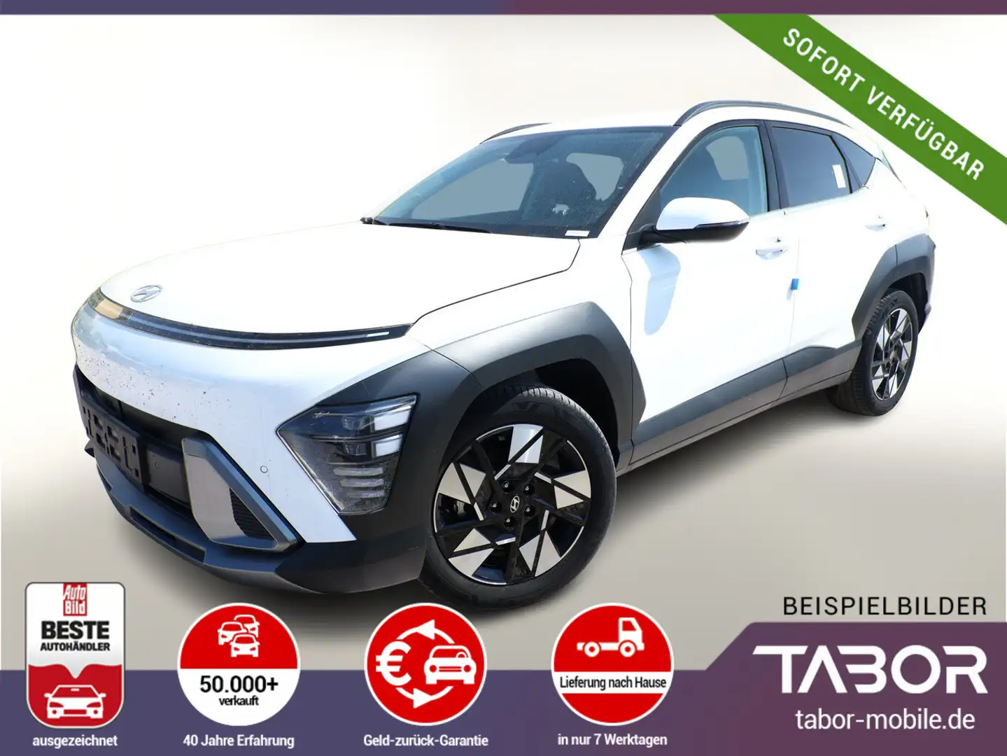 Hyundai KONA 1.6 GDI 129 DCT Trend Nav Bose eHK SHZ ACC Grau - 1