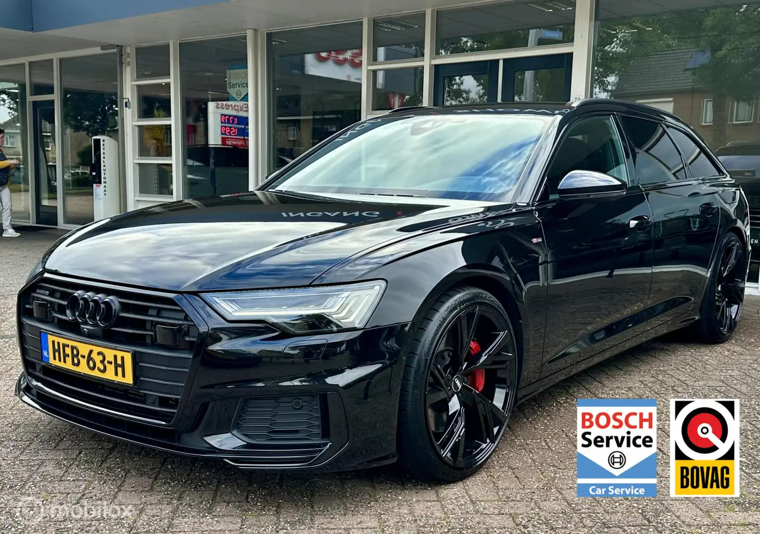 Audi A6 Avant 55 TFSI e quattro Competition Matrix, ACC, 3 Zwart - 1