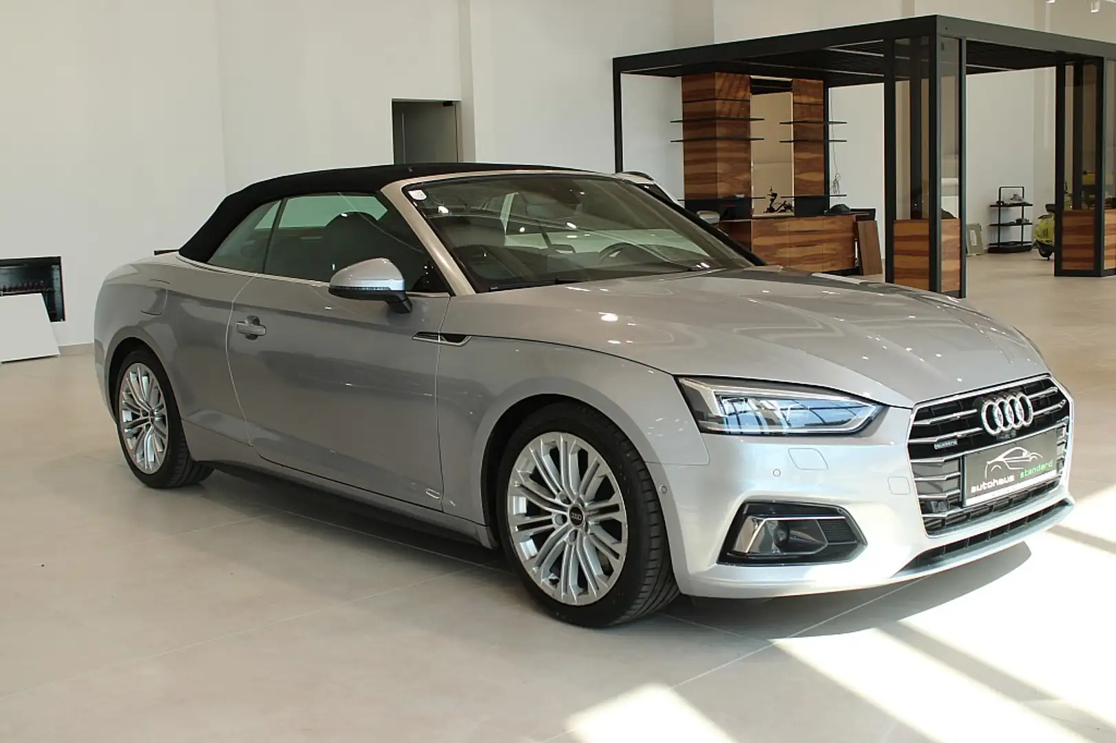 Audi A5 Cabrio 3,0 TD   **Top Ausstattung ** Argent - 1