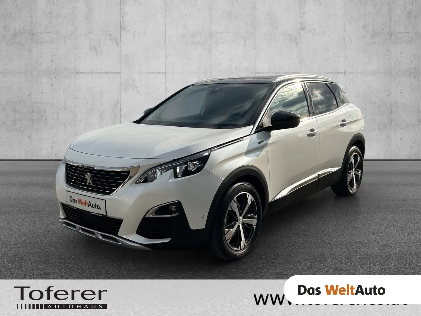 Peugeot 3008 2,0 BlueHDi 180 S&S EAT6 GT Weiß - 1