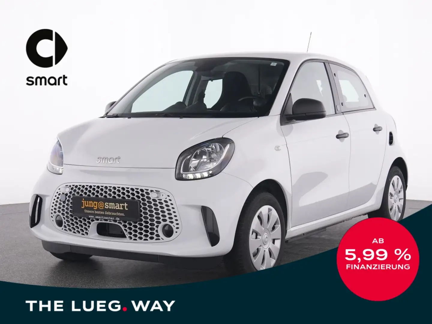 smart forFour EQ  22kw Cool & Audio+SHZ+Ladekabelpaket+ White - 1