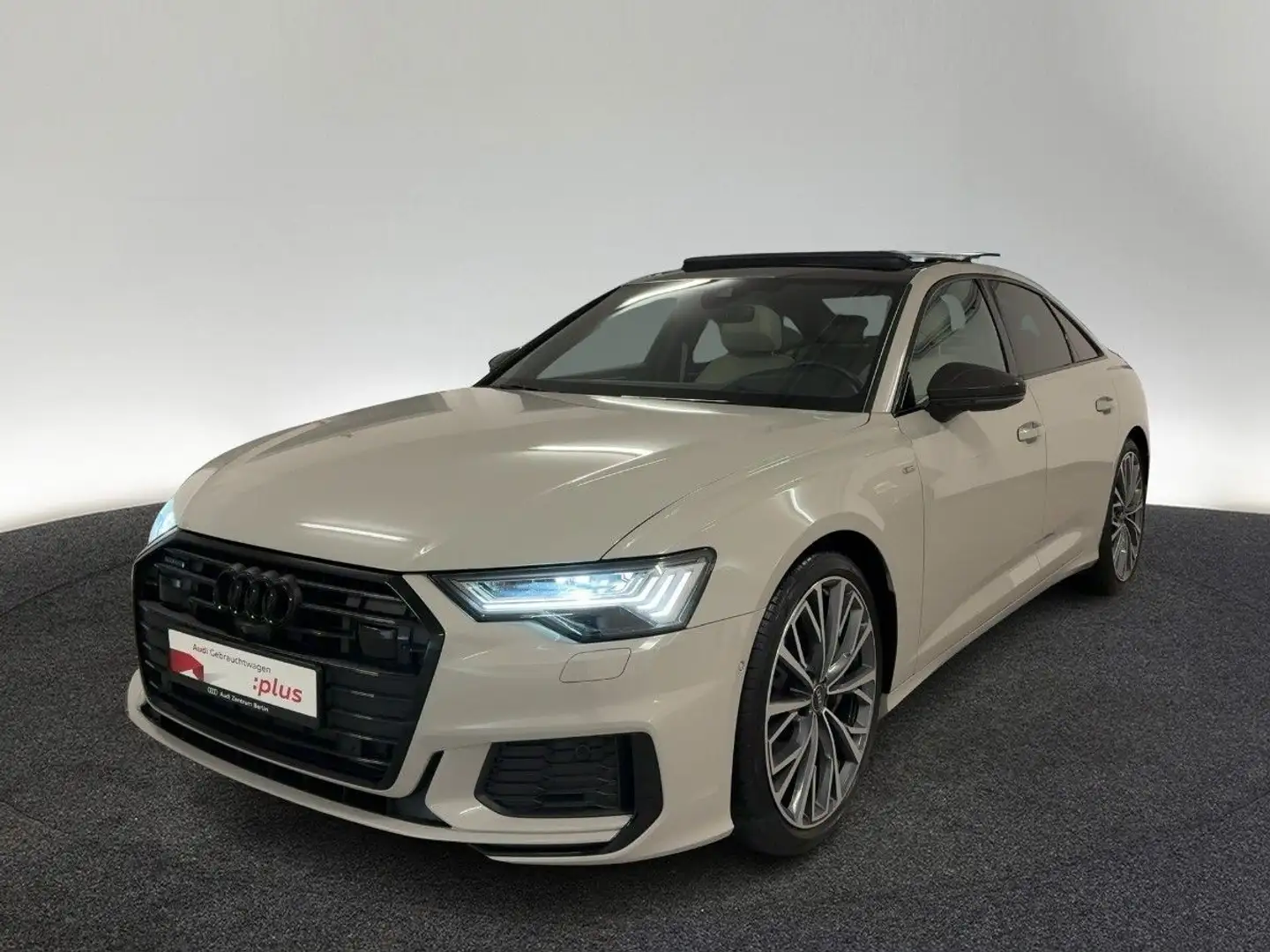 Audi A6 S line 55 TFSI qu. S tr. PDC 360°K NAVI PANO Beige - 2