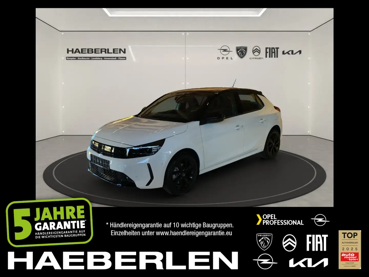 Opel Corsa F 1.2 Turbo GS *Appel CarPlay+Kamera* Blanc - 1