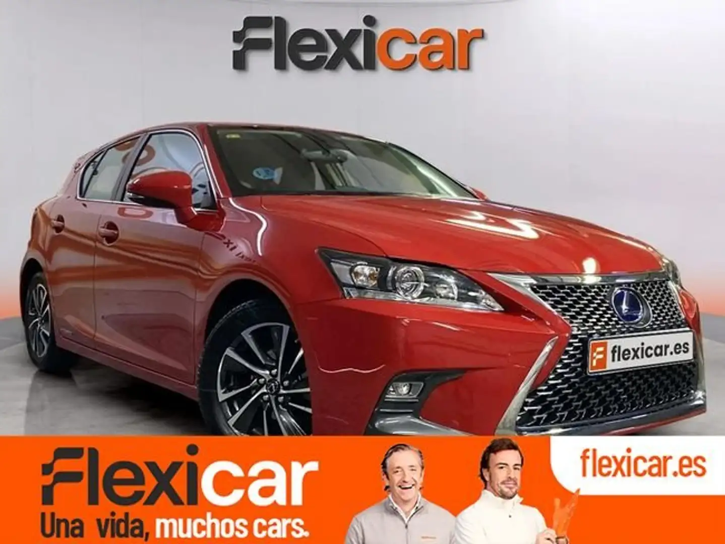 Lexus CT 200h Business Rojo - 1