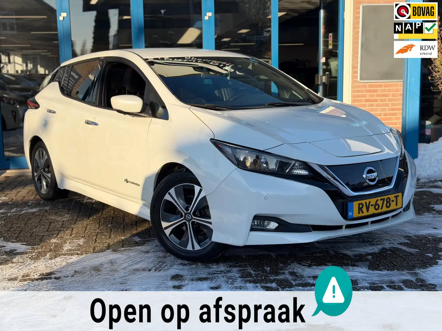 Nissan Leaf N-Connecta 40 kWh 2018 NAVI CLIMA NAP Blanc - 1