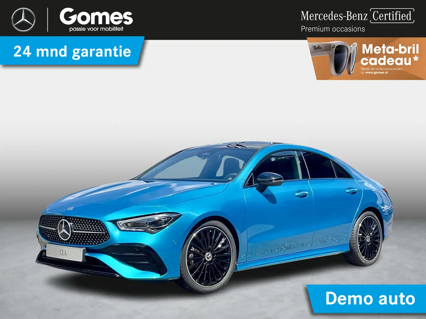 Mercedes-Benz CLA 180 Star Edition AMG Line | Night Pakket | Winter Pakk Blauw - 1