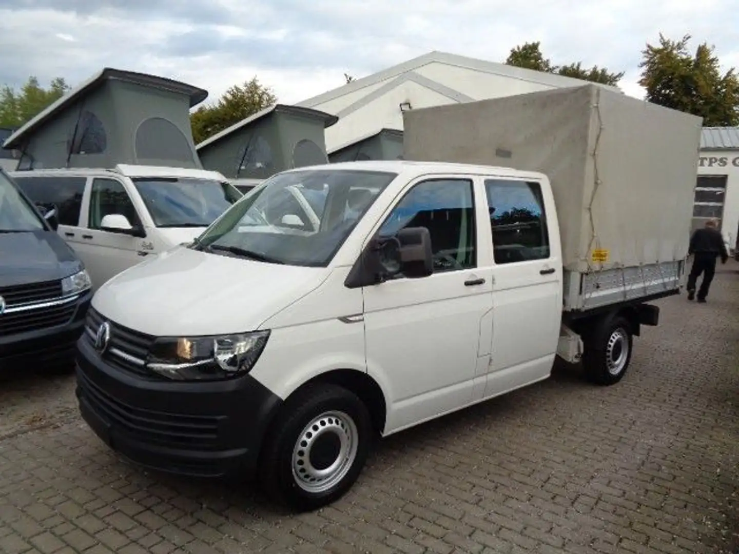 Volkswagen T6 Doka 4motiona 1. Hand Klima Weiß - 1
