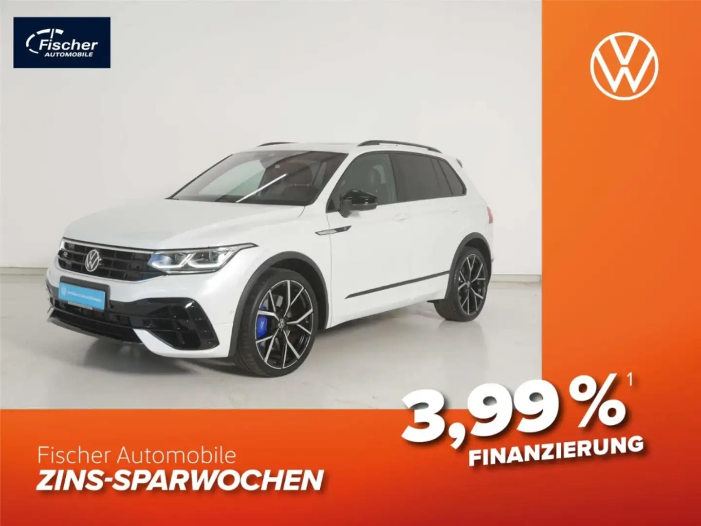 Volkswagen Tiguan 2.0 TSI 4Mot. R DSG AHK/Matrix/P-Dach/NAV Weiß - 1