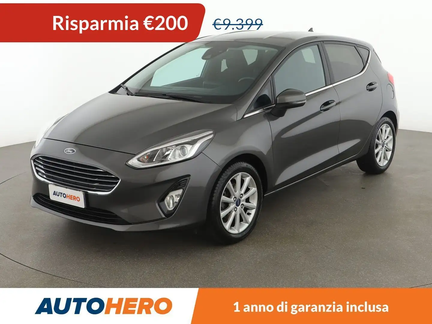 Ford Fiesta 1.1 Titanium 85 CV Gris - 1