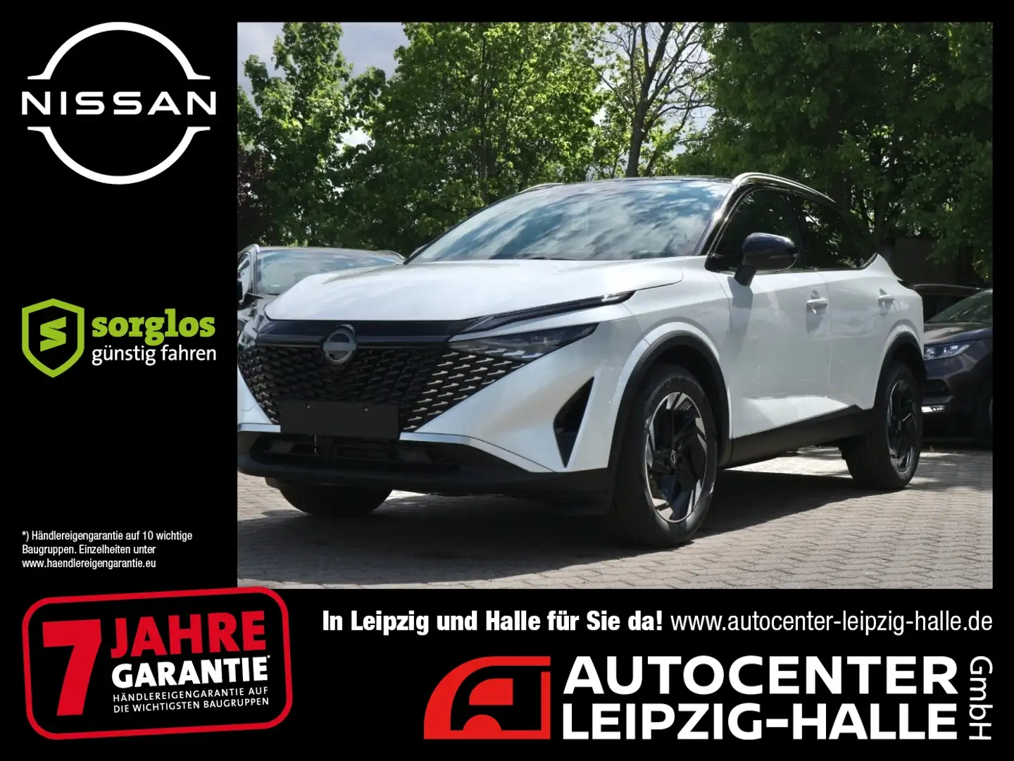 Nissan Qashqai N-CONNECTA 1.3 DIG-T MHEV Xtronic Pano Weiß - 1
