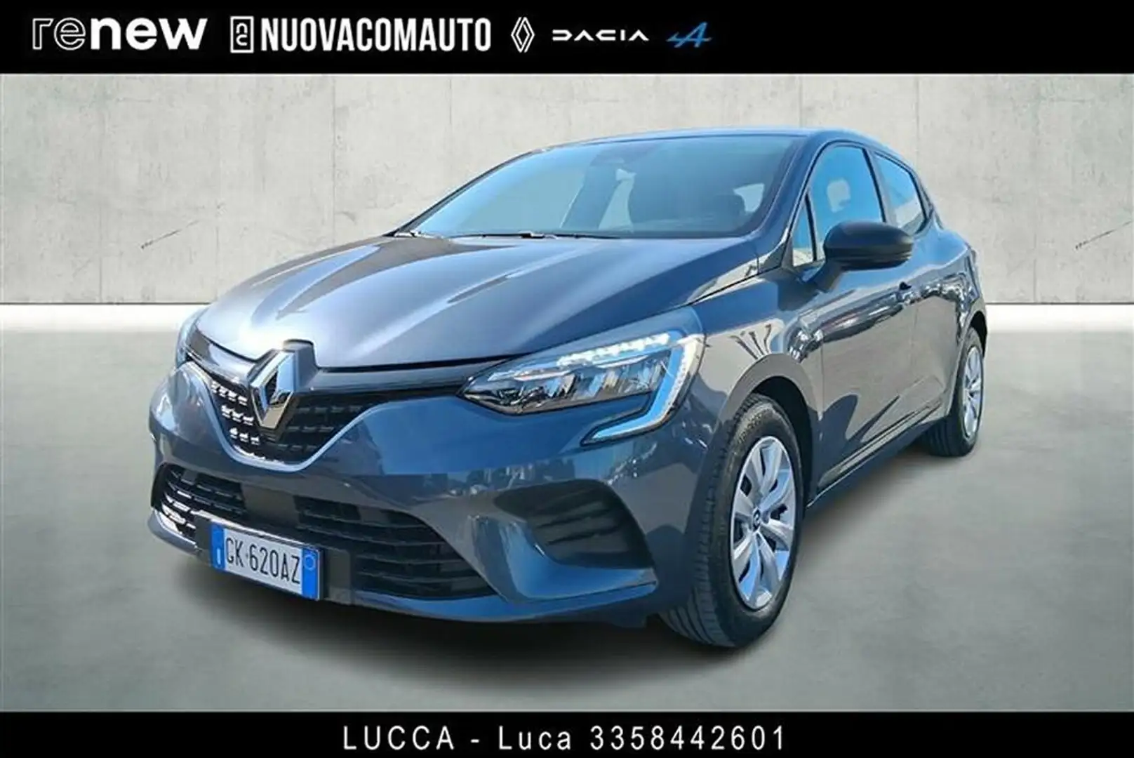 Renault Clio 1.0 tce Life 90cv my21 Gris - 1