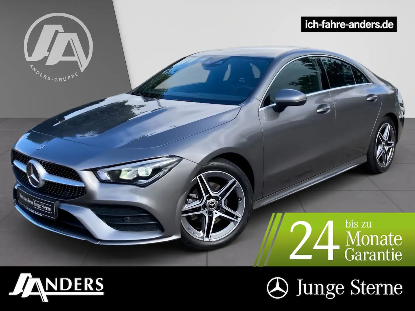 Mercedes-Benz CLA 180 AMG+MBUX+SHZ+LED+PDC+Apple+Tempomat+DAB Gris - 1