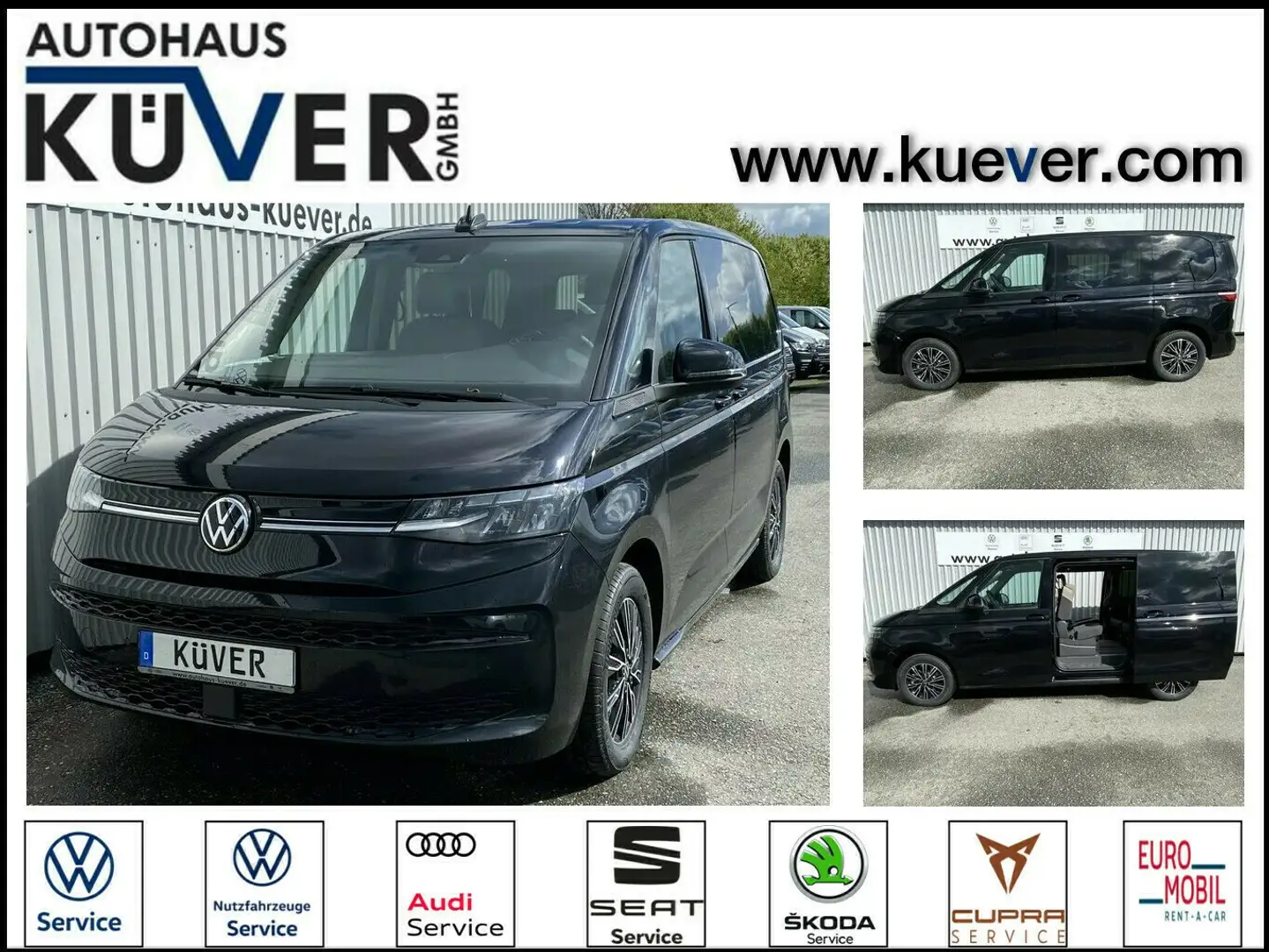 Volkswagen T7 Multivan Multivan 2,0 TSI Life DSG Navi+LED+ACC+AHK Černá - 1