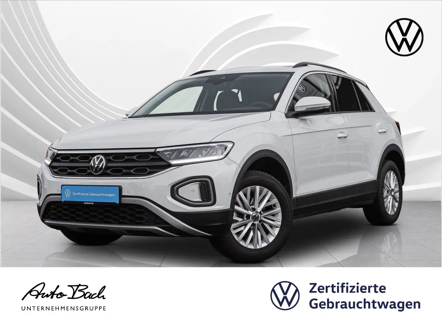 Volkswagen T-Roc 1.0 TSI Life, Navi, LED, App-Connect, Digi Weiß - 1