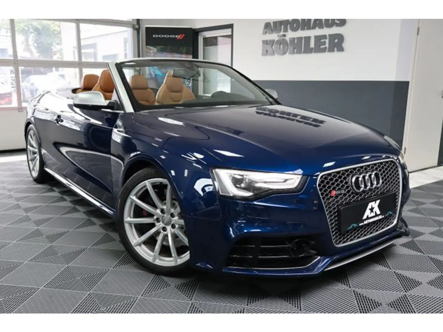 Audi RS5 Cabriolet 4.2FSI quattro B&O,MwSt Audi Excl. Kék - 2