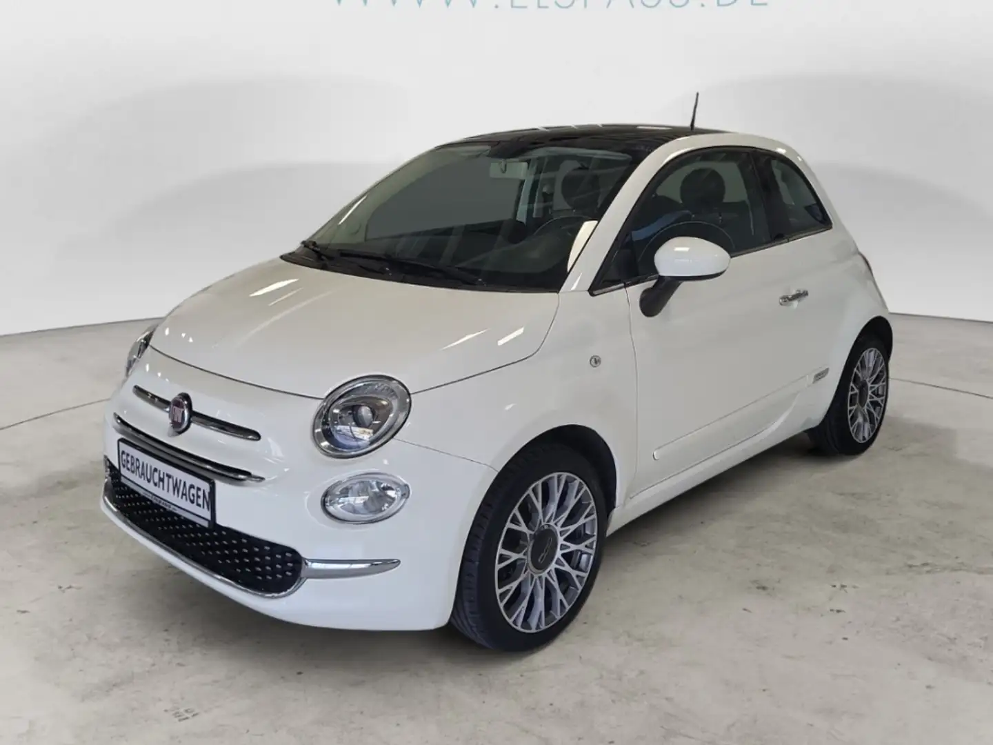 Fiat 500 Lounge PANODACH TEMPOMAT ALU PDC BLUETOOTH KLIMAAU Weiß - 2