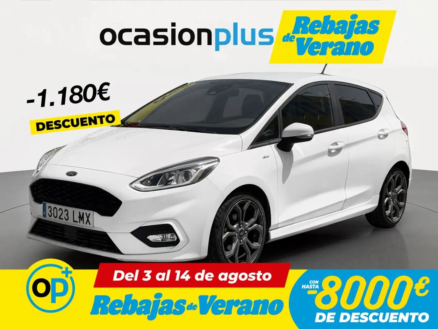 Ford Fiesta 1.0 EcoBoost S/S ST Line 95 Blanco - 1