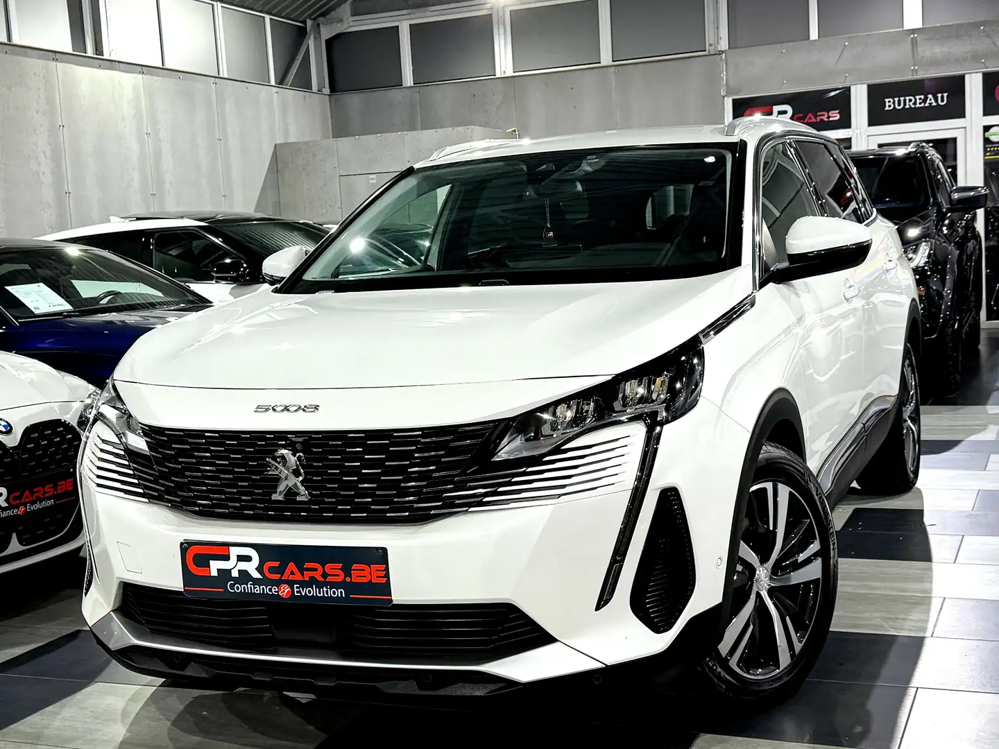 Peugeot 5008 2.0 BlueHDi Allure 7 Plcs. 1e Main Etat Neuf Blanc - 1