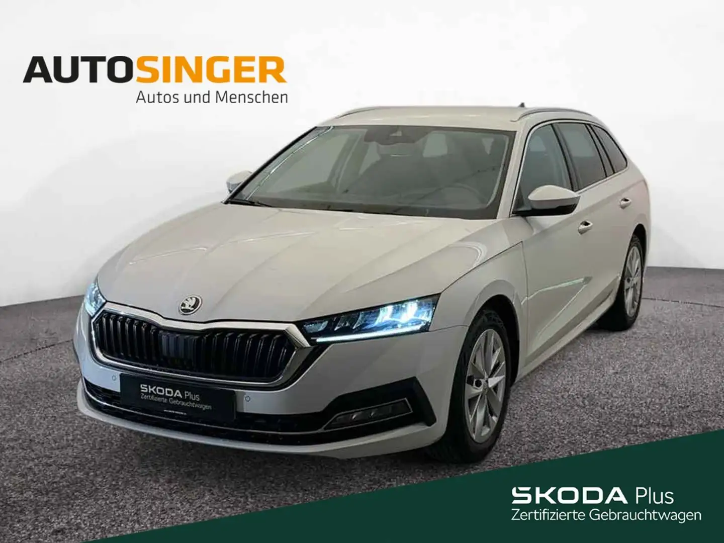Skoda Octavia Combi Style 1.5 TSI DSG *AHK*HUD*NAV*LED Weiß - 1