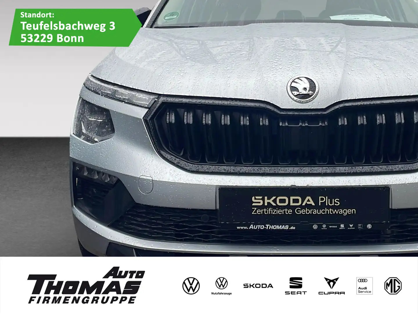 Skoda Kamiq Selection 1.0 TSI LED NAVI KAMERA KLIMA Silber - 1