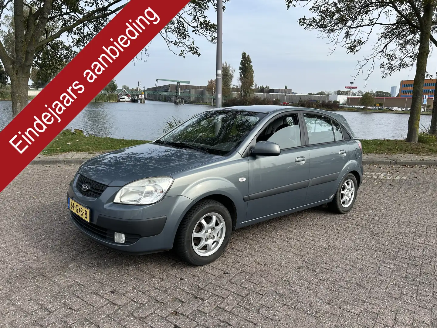 Kia Rio 1.4 Fifteen * AIRCO * NIEUWE APK * OUTLET COLLECTI Grau - 1