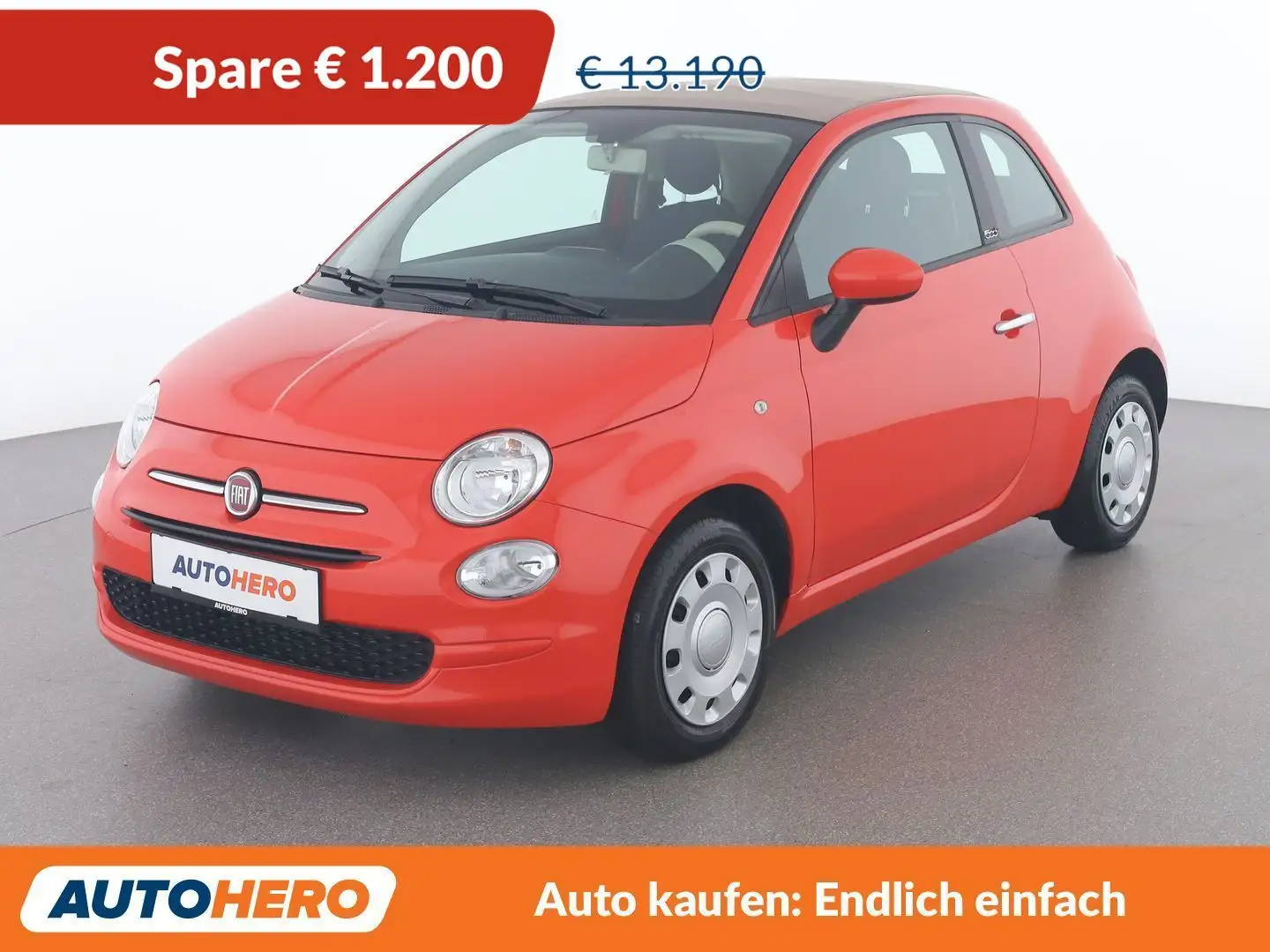 Fiat 500C 1.0 Mild-Hybrid Cult Orange - 1