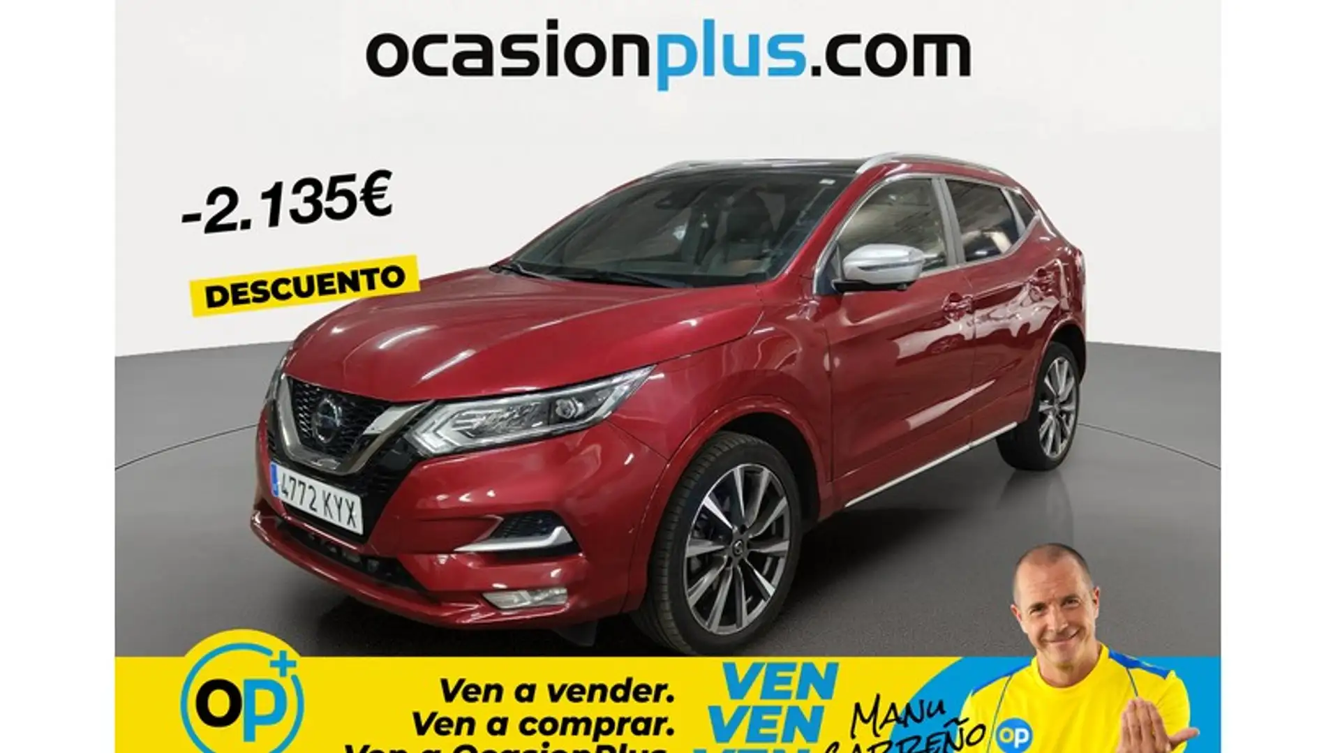 Nissan Qashqai 1.7dCI Tekna 4x2 Rojo - 1