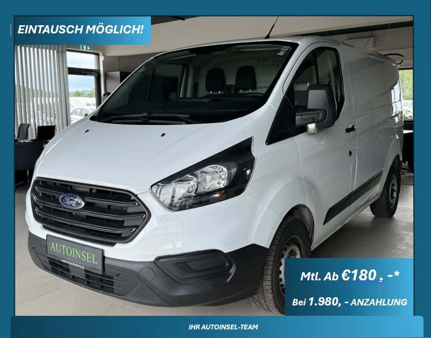 Ford Transit Custom Kasten 2,0 TDCI L1H1 Alb - 1