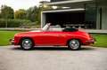 Porsche 356 B CABRIO 1600 / BELGIAN CAR / GOOD HISTORY Красный - thumbnail 4