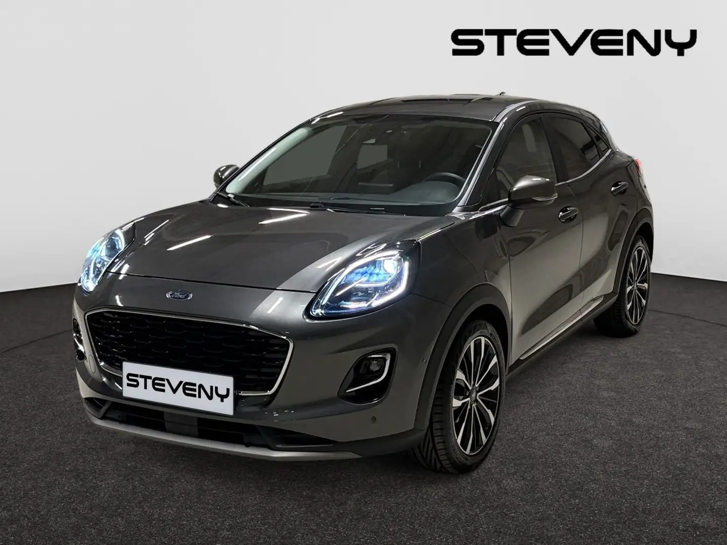 Ford Puma TITANIUM X 1.0 EcoBoost mHEV 125CV *DEMO*LED*FAIB Gris - 1