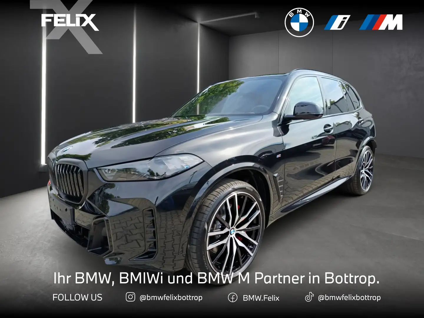 BMW X5 xDrive40d M SPORT PRO+22"+TRAVEL+INNO-PAKETE+AHK+P Schwarz - 1