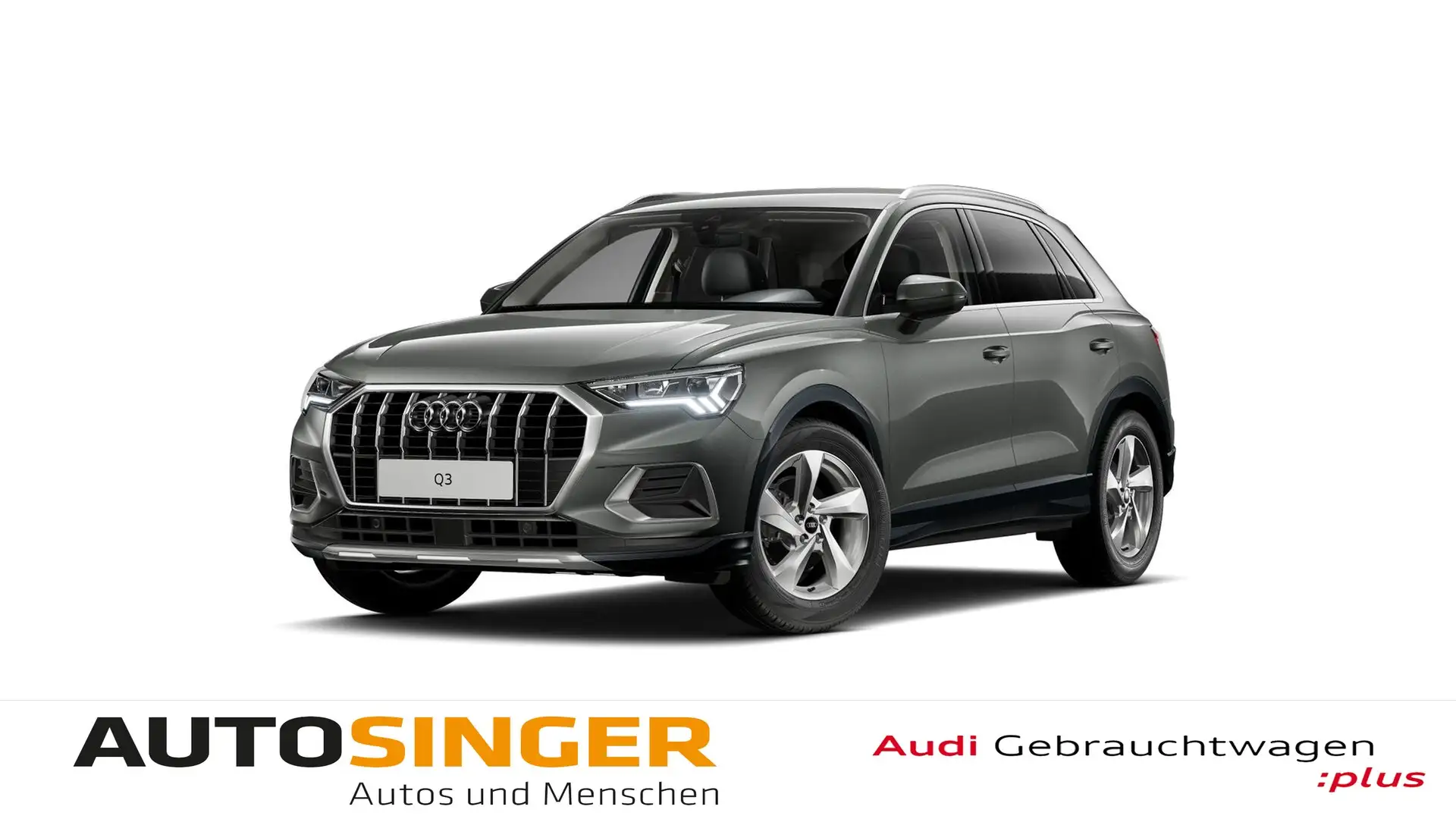 Audi Q3 advanced 35 TDI S tronic *AHK*LED*ACC*NAV*SHZ Grau - 1